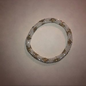 White and Gold bracelet